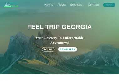 Screenshot of feeltrip.ge