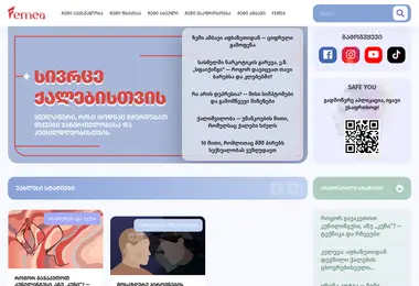 Скриншот femea.ge
