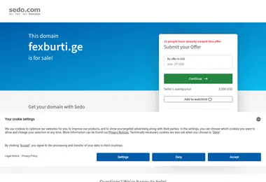 Скриншот fexburti.ge