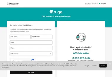 ffin.ge-ის ეკრანის სურათი