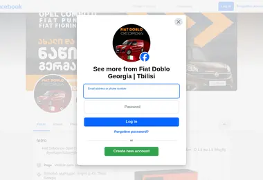 Screenshot of fiatdoblo.ge