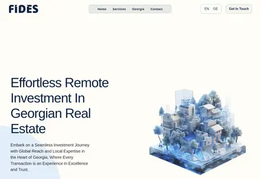 Screenshot of fides.ge