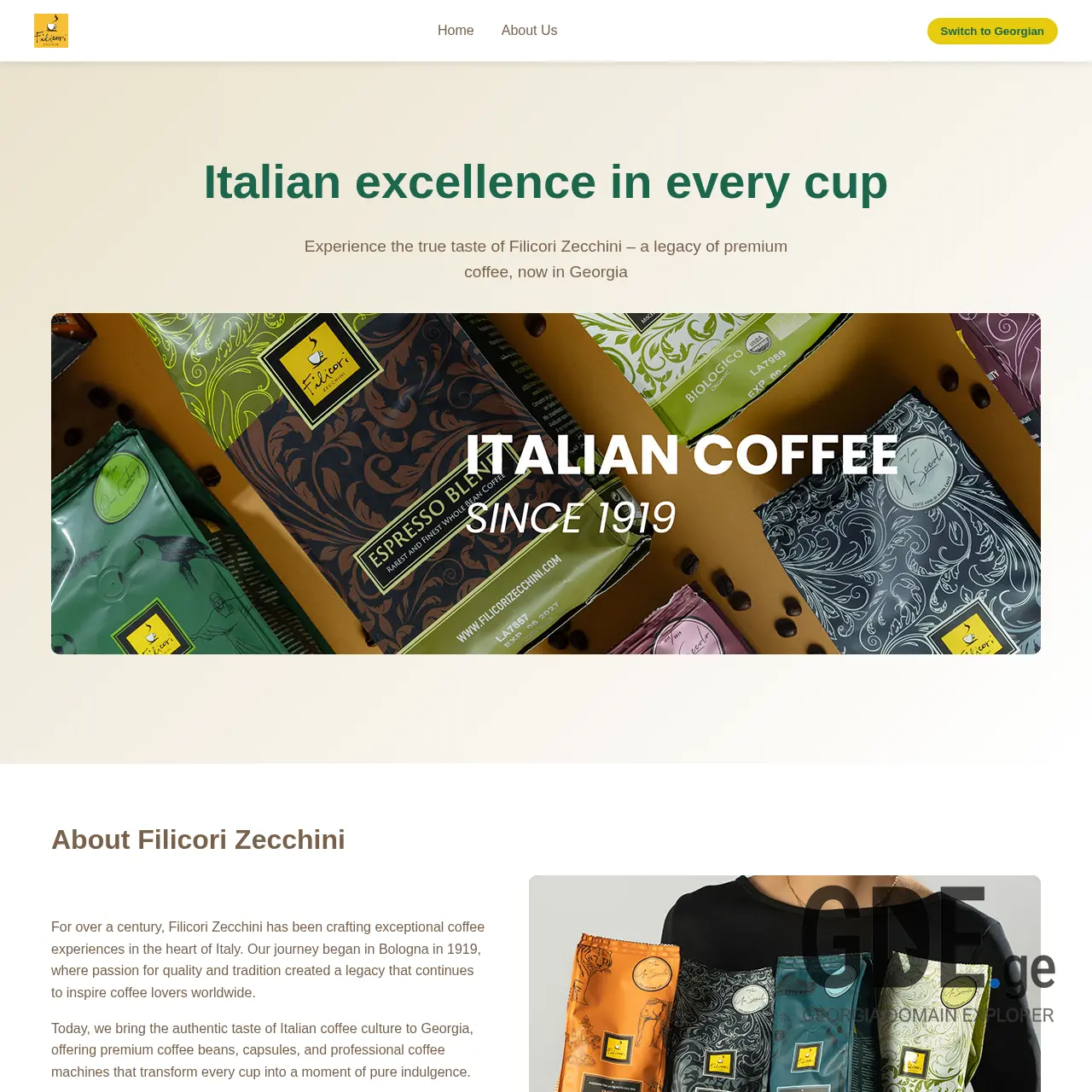 Screenshot of the site filicorizecchini.ge at 2025-12-10