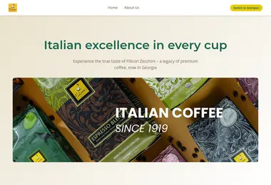 Screenshot of filicorizecchini.ge