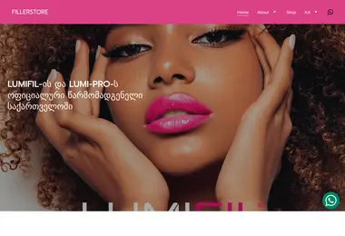 Screenshot of fillerstore.ge