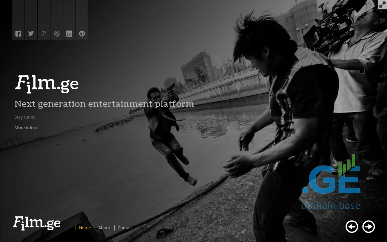 Screenshot of the site film.ge