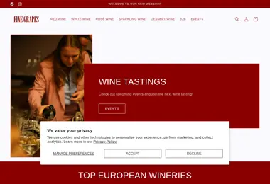 Скриншот finegrapes.ge