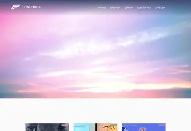 Скриншот finforce.ge