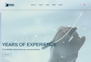 Screenshot of fino.ge