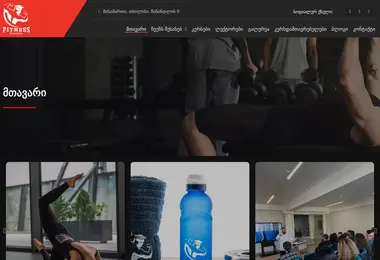 Скриншот fitnessschool.ge