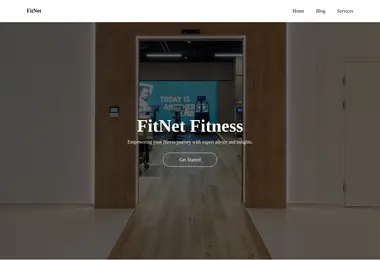 Screenshot of fitnet.ge