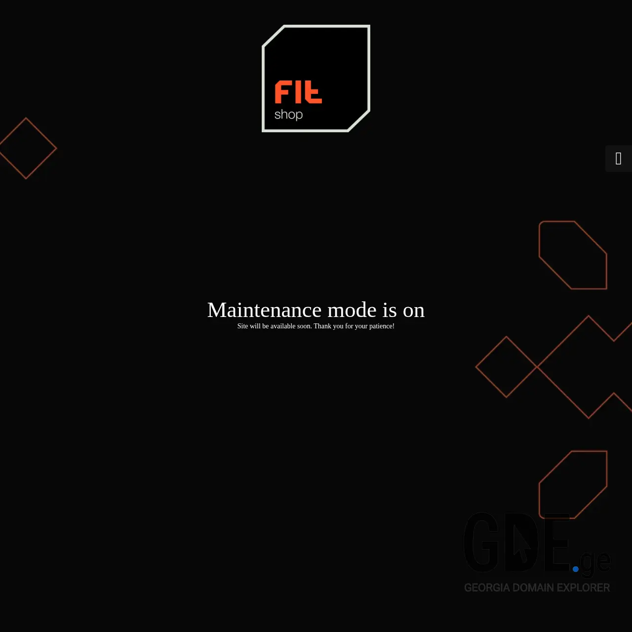Screenshot of the site fitpress.ge at 2025-12-10