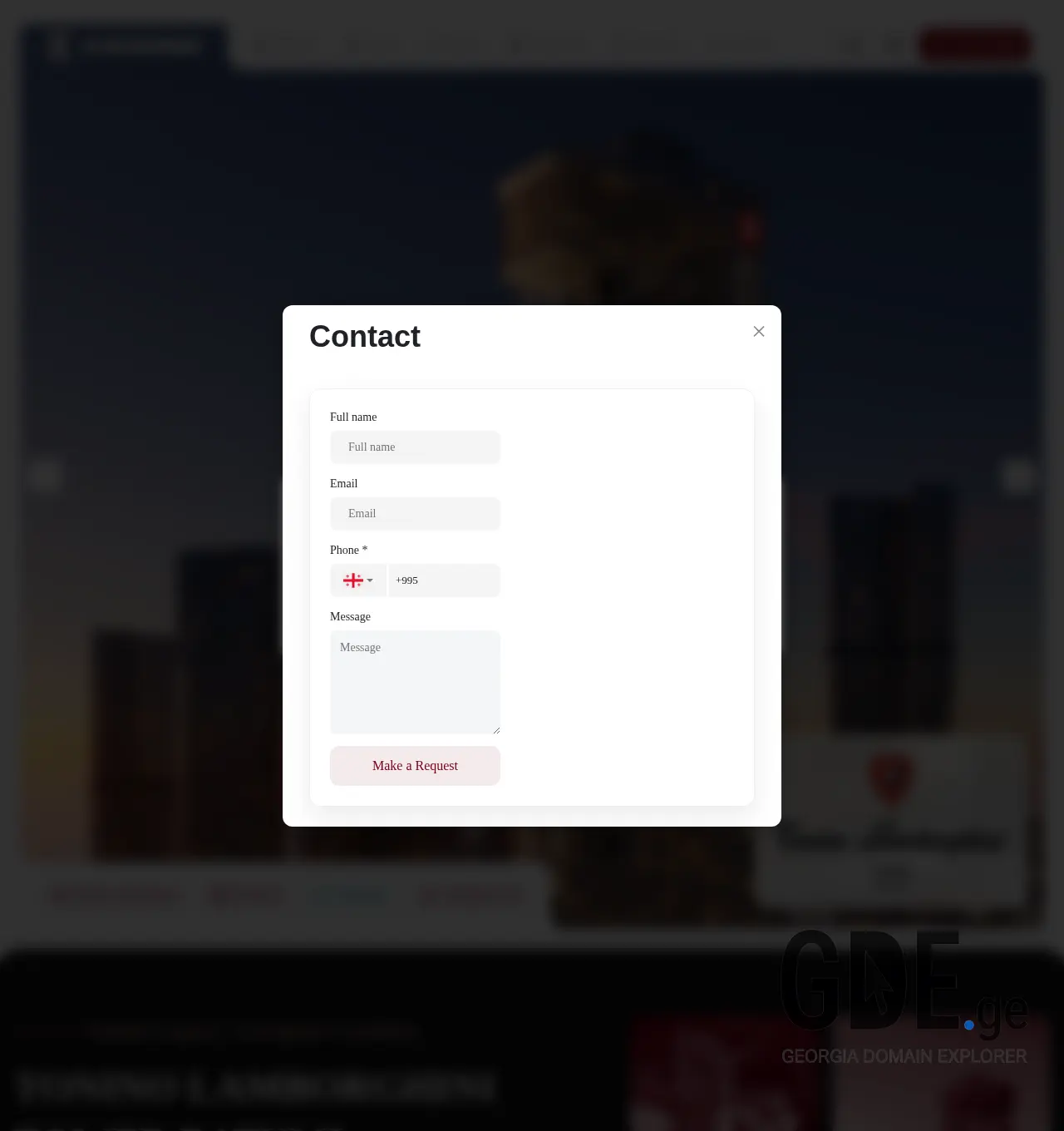 Screenshot of the site fktl.ge at 2025-12-02