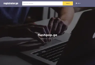 flashpop.ge-ის ეკრანის სურათი