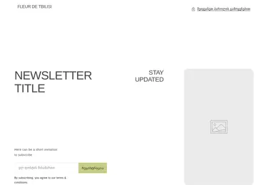 Screenshot of fleurdetbilisi.ge