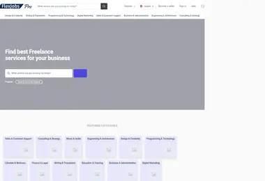 Screenshot of flexjobs.ge