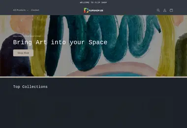 Screenshot of flipshop.ge