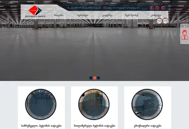 Screenshot of flooring-group.ge