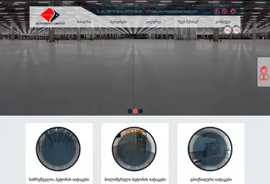 flooring-group.ge-ის ეკრანის სურათი