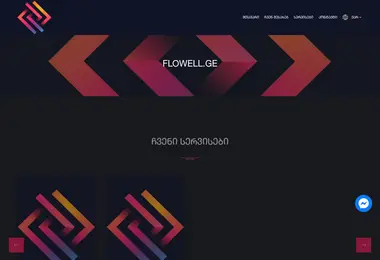 Скриншот flowell.ge