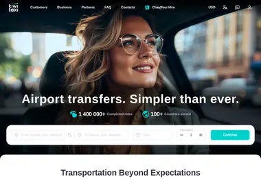 Скриншот flytaxi.ge
