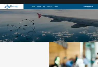 flywings.ge-ის ეკრანის სურათი