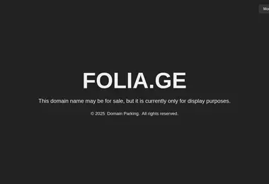 folia.ge-ის ეკრანის სურათი