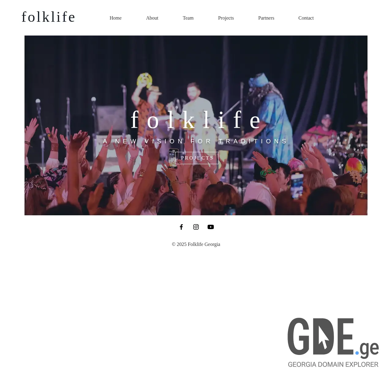Screenshot of the site folklife.ge at 2025-12-09