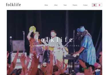 Скриншот folklife.ge