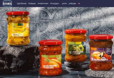 Screenshot of foodex.ge