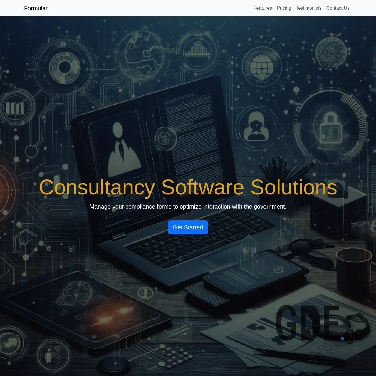 Screenshot of the site formular.ge at 2025-12-09