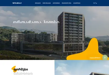 Screenshot of formusi.ge