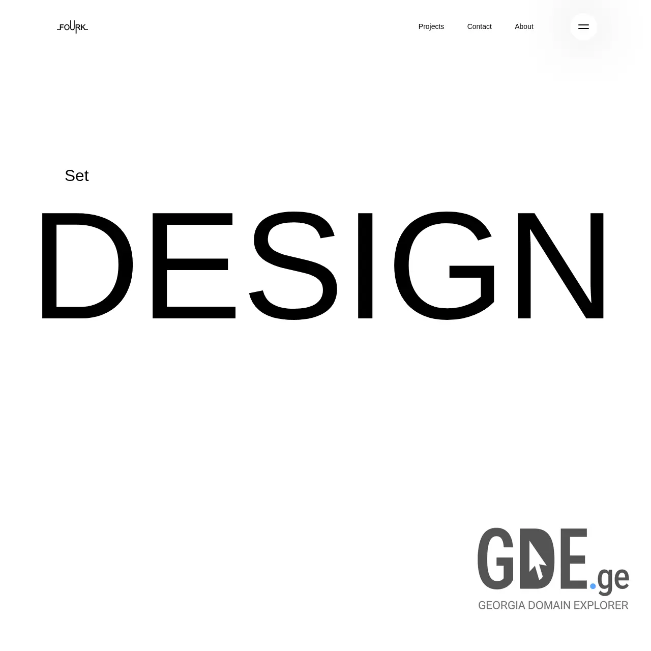 Screenshot of the site fourk.ge at 2025-12-10