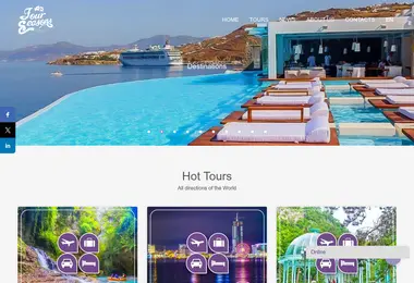 Screenshot of fourseasonstours.ge