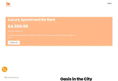 foxyproperties.ge-ის ეკრანის სურათი