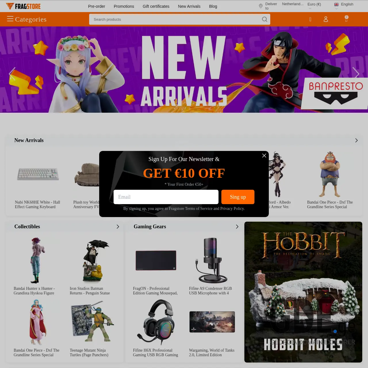 Screenshot of the site fragstore.ge at 2025-12-09