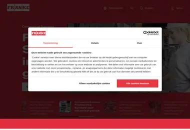 Скриншот franke-georgia.ge