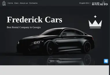 Screenshot of frederickcars.ge
