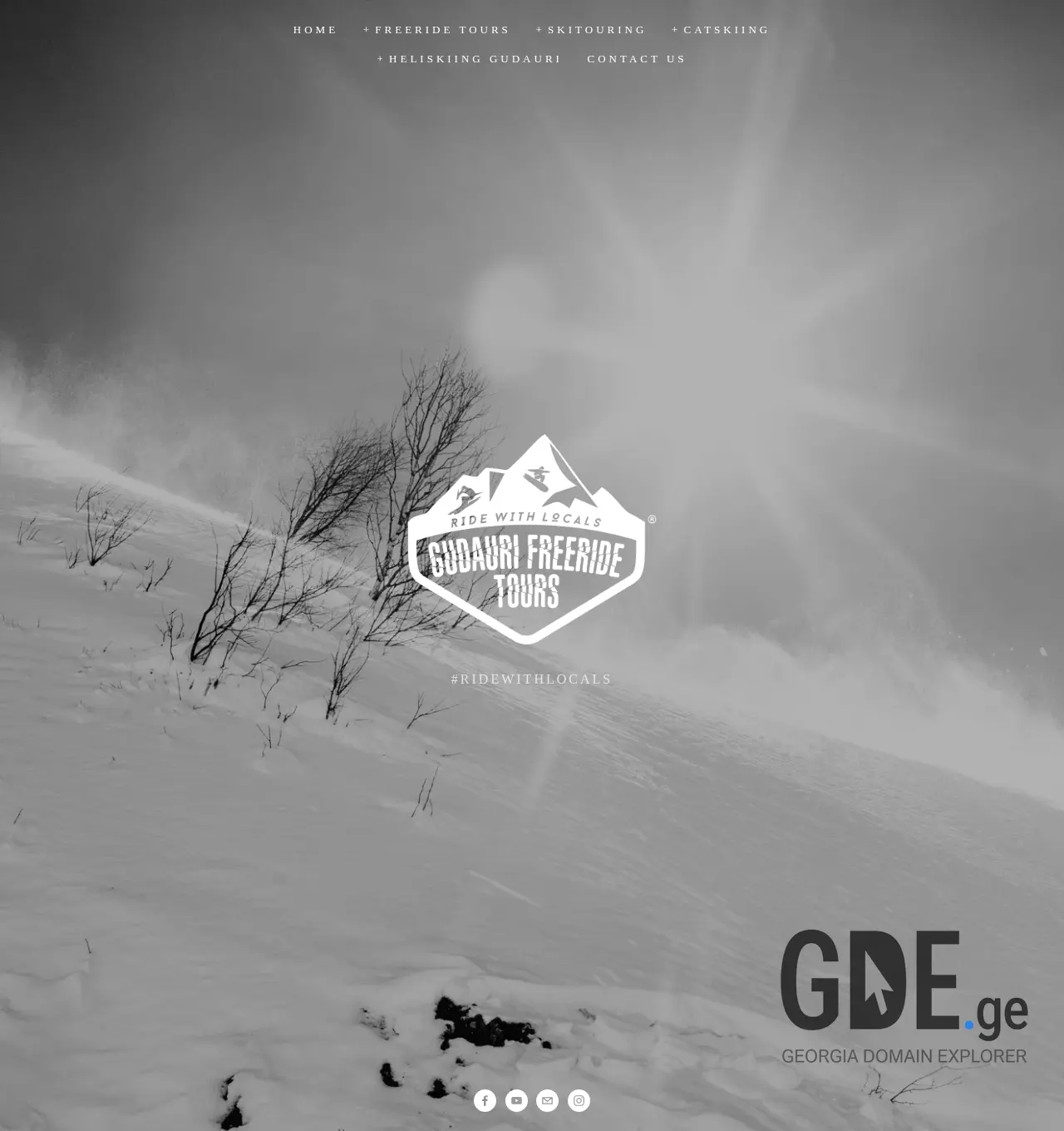 Screenshot of the site freeride.ge at 2025-11-29