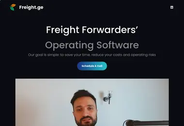 Screenshot of freight.ge