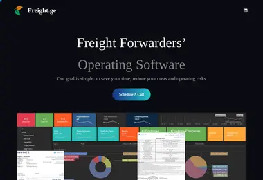 Screenshot of freight.ge