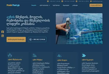 Screenshot of freshpool.ge