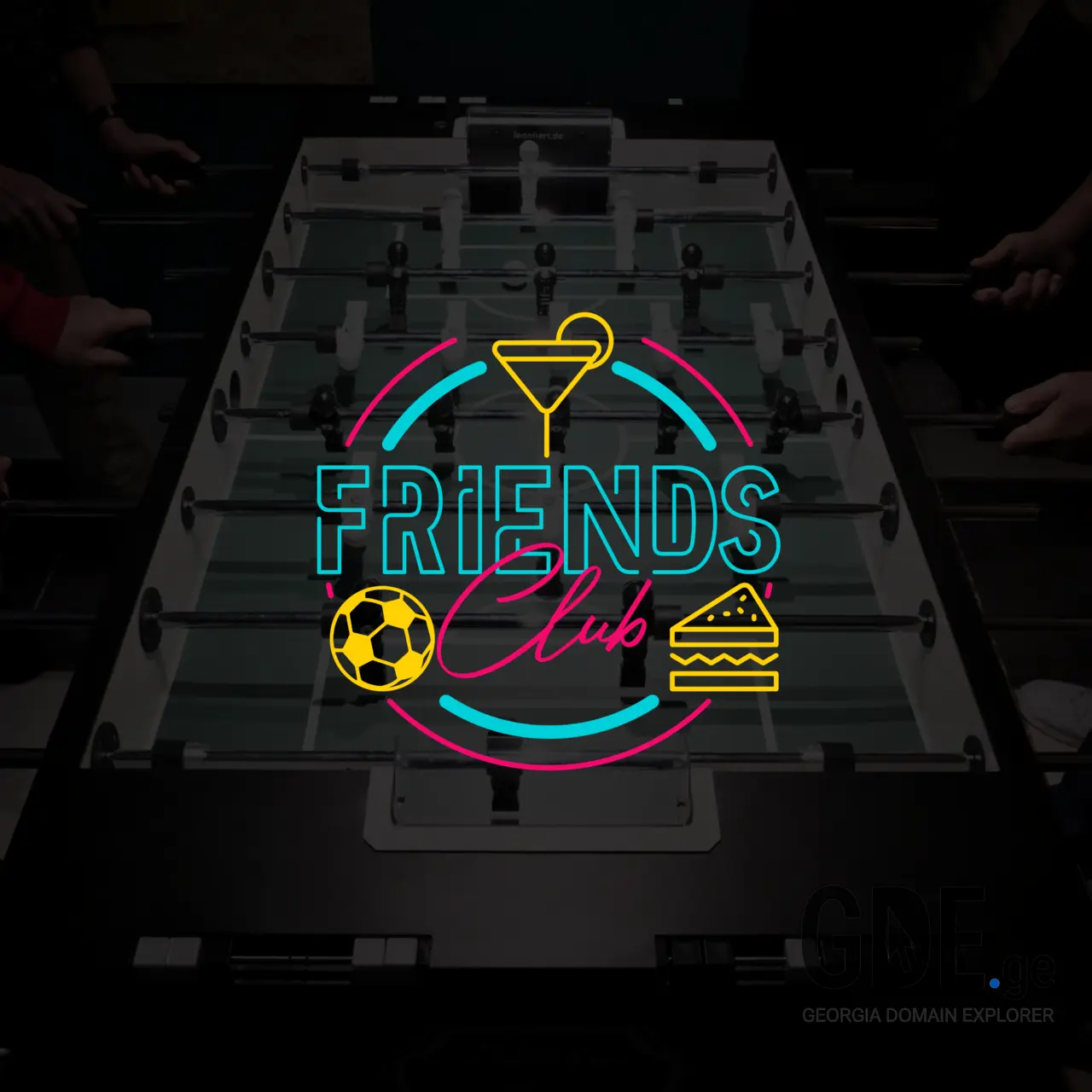 Screenshot of the site friendsclub.ge at 2025-12-09