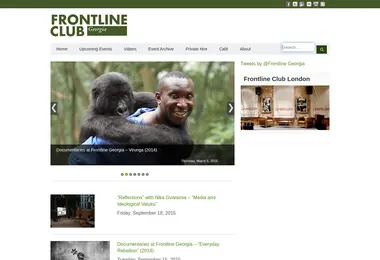 Скриншот frontlinegeorgia.ge