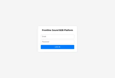 Screenshot of frontlinesound.ge