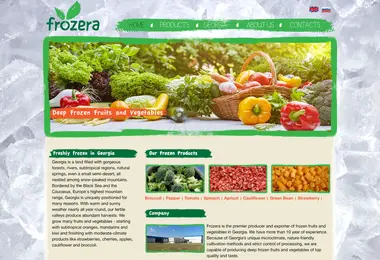 Screenshot of frozera.ge