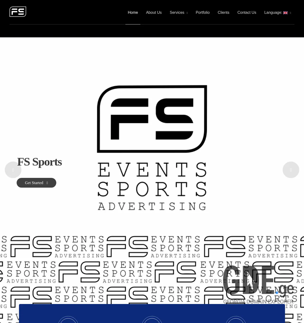 Screenshot of the site fs.com.ge at 2025-11-30