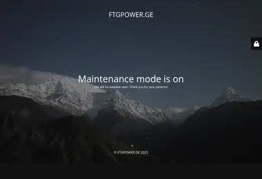 Screenshot of ftgpower.ge