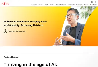 Скриншот fujitsu.ge