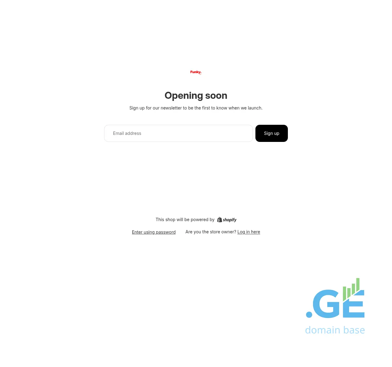 Screenshot of the site funkyvintage.ge at 2025-11-18